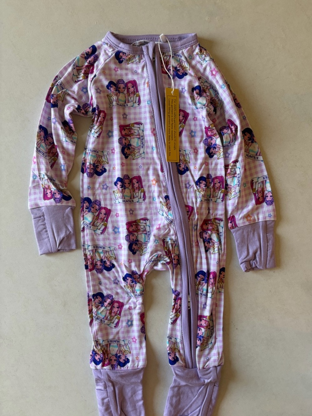 KPop Demon Hunters -NWT- Bamboo Zippy 3/6m